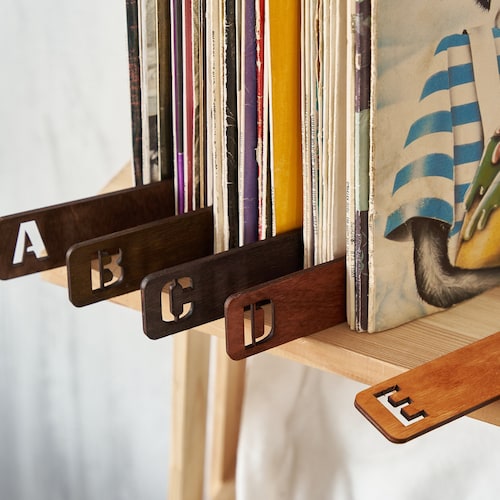 Intercalaire pour disques vinyles, intercalaires pour disques vinyles, rangement pour disques vinyles, intercalaires alphabétiques pour albums faits main, intercalaires pour livres, séparateur de disques, intercalaires pour Lp