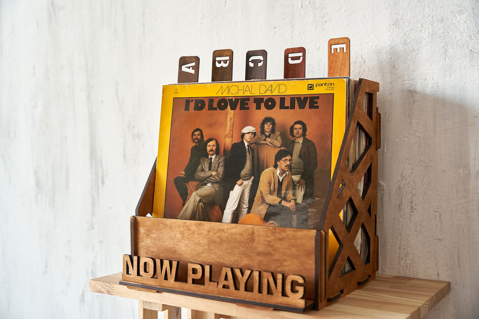 Now Playing Record Holder Record Holder Stand Vinyl Record Etsy