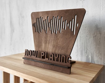 Vinyl record stand, Now Spinning Vinyl record stand, Vinyl record storage frame, LP Storage, Vinyl record display, Album Storage display