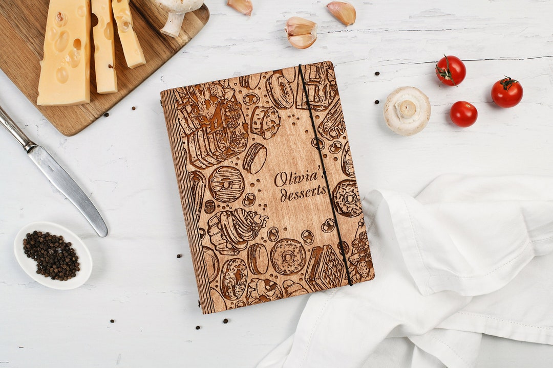 Custom Recipe Book, Blank Cook Journal, Recipe Binder, Personalized