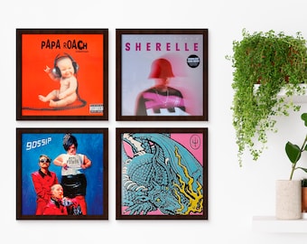 Wall Vinyl Album Display, Vinyl record holder, Vinyl record wall shelf, Vinyl Collection Display Frame, Record Storage stand, LP Storage