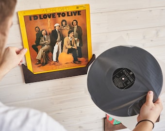 Vinyl record holder, Wall Vinyl Album Storage Display, Vinyl Collection Display Frame, Record stand, Vinyl record wall shelf, LP Storage