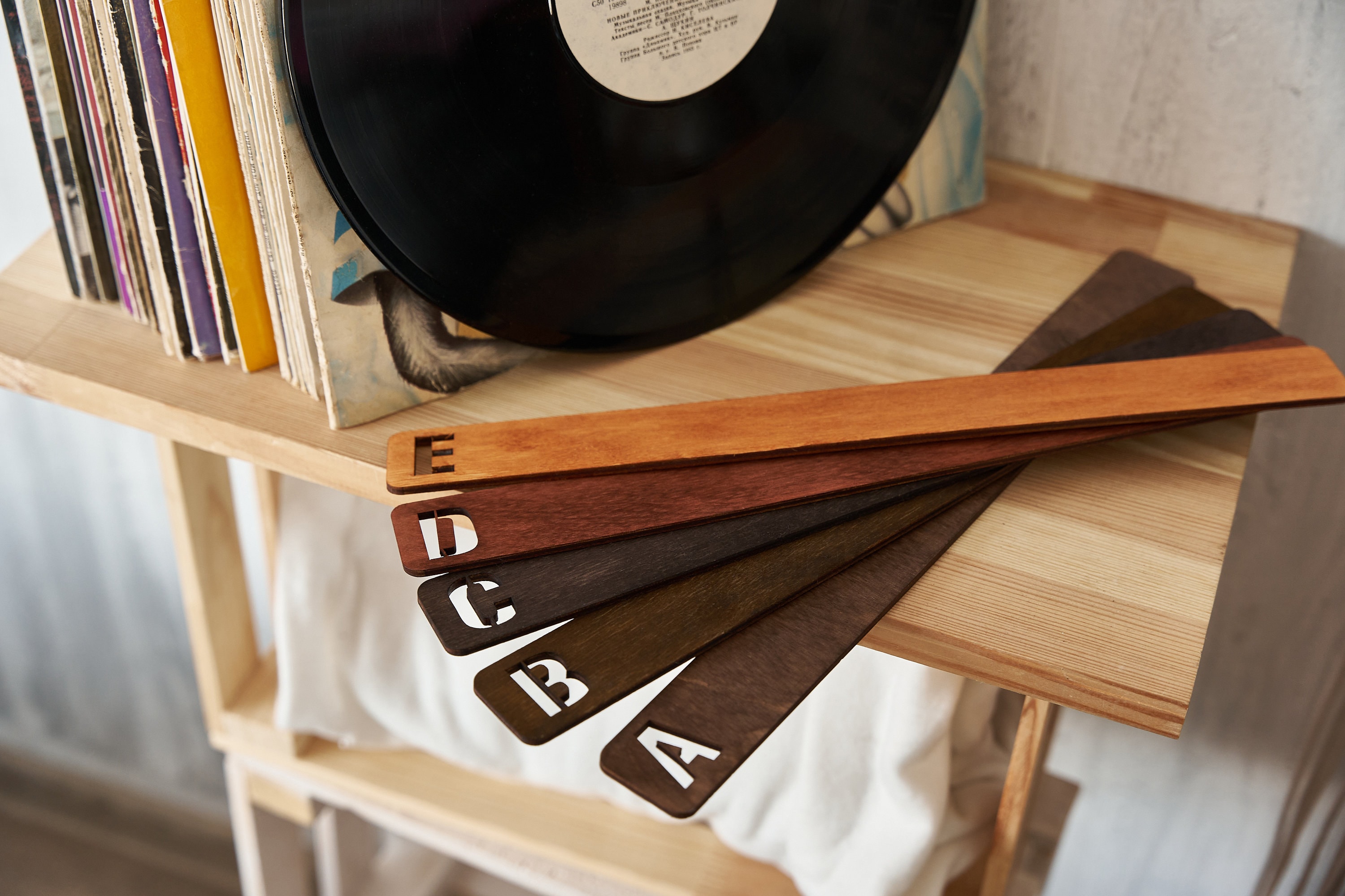 ❤️Buy 2 FREE SHIPPING❤️Vinyl record divider, Record dividers, Vinyl Record Storage, Handmade album alphabet dividers, Book dividers, Record Separator, Lp dividers