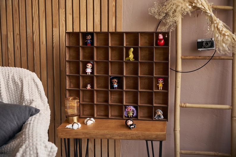 Tie Display Shelf Case Wood Tie Display Case Groomsmen Gift Etsy