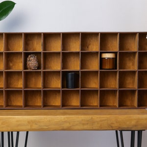 Expositor de corbatas de madera, vitrina para corbatas, vitrina de madera para corbatas, caja de regalo para padrinos de boda, organizador de armario, expositor para objetos de colección, perchero de madera para corbatas