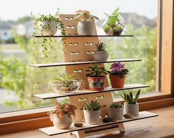 Wooden Display Stand, Riser Display Shelf, Wood Tiered Stand, Craft Fair Display
