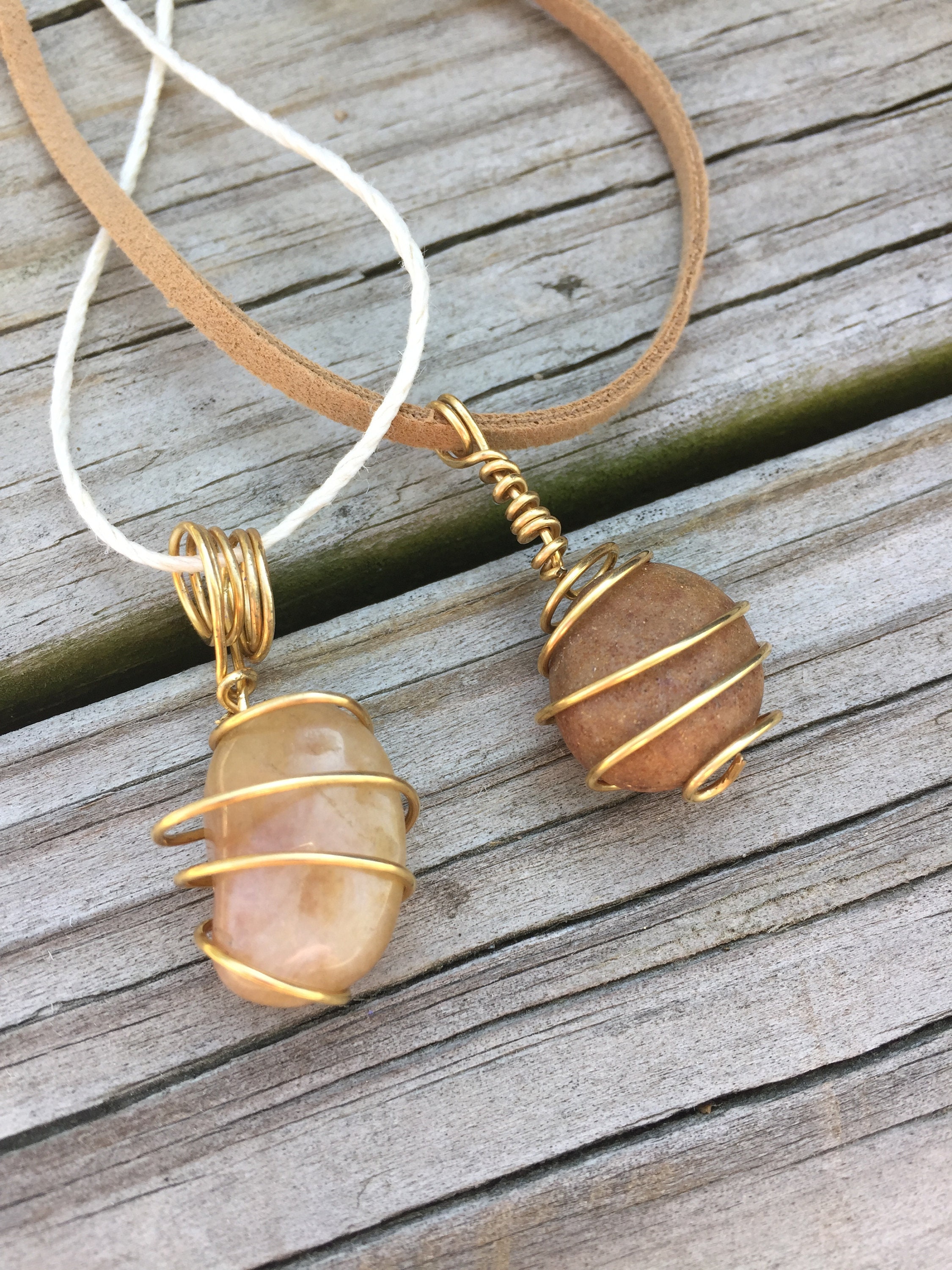 Piedras Para Joyas Lote De 40 Colgantes De Piedras Naturales