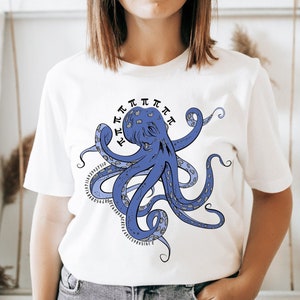 Funny Pi Day Shirt, Octo Pi Shirt,Math Teacher Funny Shirt, Octopus Shirt,Be Irrational, Math Lovers Gift,Teacher Gifts, STEM Pi Day Gift