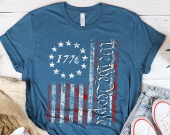 We The People American Flag Shirt: Patriotic USA Tee