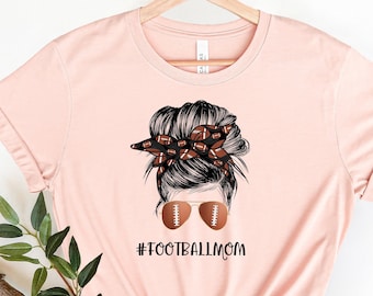 Football Mom Shirt for Mom for Mother's Day - Football Mom T Shirt for Women - Cute Football Mom Tshirt - Mothers Day Gift for Football Mom
