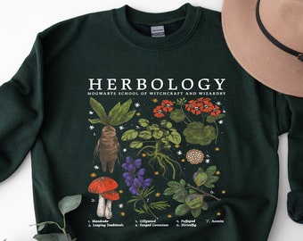 Custom Herbology Shirt, Herbology SweatShirt, Gift For Plant Lover, Botanical Shirt, Plant Lover Shirt,Plant SweatShirt,Gardening Shirt,