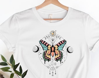 Death's Head Moth T-shirt: Goth Alchemy Insect Shirt