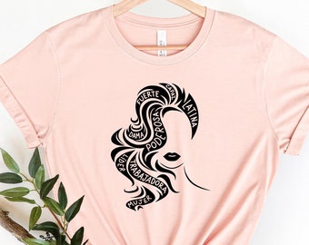 Empowered Latina Shirt: Hispanic Heritage Month Tee