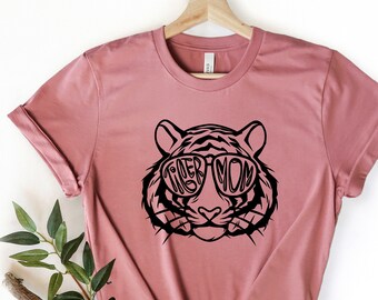 Mama Tiger Shirt, Mom Shirt, Tiger Mom Shirt, Mama Shirt, Tiger Head Shirts for Moms, Mother's Day Shirts, tiger mama Shirt, Gift for Wife,