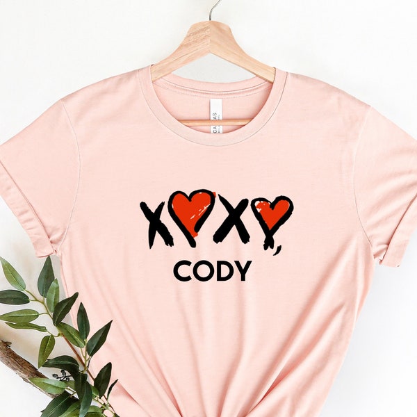 Xoxo Cody Unisex T-Shirt, Ladies Gym Shirt, Cool XOXO Shirt, Cute Valentines Day Shirt,Workout Shirt, funny Valentines Day Shirt,Cody Shirt