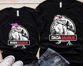 Daddysaurus T-Rex Shirt: Matching Dinosaur Family T-Shirt