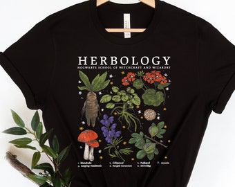 Custom Herbology Shirt, Herbology Plants Shirt, Gift For Plant Lover, Botanical Shirt, Plant Lover Shirt,Plant Wizard Shirt,Gardening Shirt