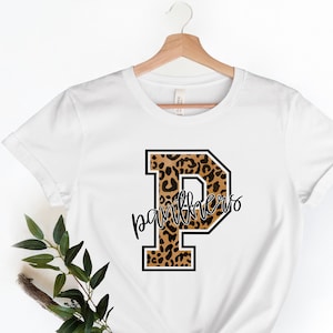 Custom Team Initial Shirt: School Spirit Tee