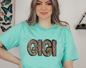 Gigi Leopard Print Shirt: Gift for Grandma