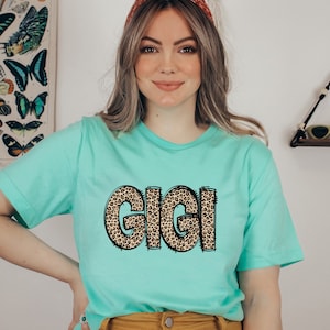 Gigi Leopard Print Shirt: Gift for Grandma