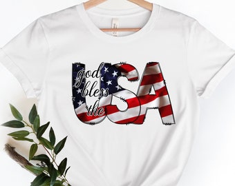 Leopard USA Flag Shirt: 4th of July Patriotic Tee
