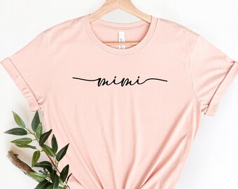 Mimi T-Shirt: Grandma Gift, Pregnancy Announcement