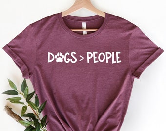 Perros sobre personas Camisa, Los perros son más grandes camisa, Regalo amante del perro, camisa de mamá perro, camisa de papá perro, regalo de dueño de perro, camisa de perro divertido, perros > personas