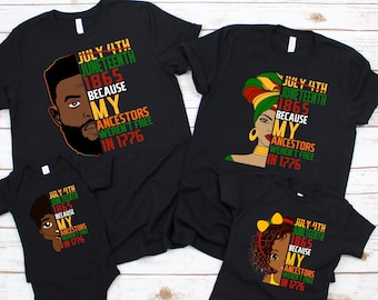 Juneteenth Family Matching Shirt: Black History T-Shirt
