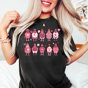 Chicken Valentine Shirt: Farm Animal Lover Tee