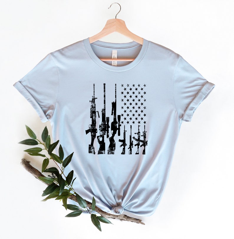 USA Gun Flag shirt, We The People Shirt, 1776 Flag Shirt, American Flag Shirt, US Constitution, Patriotic Shirts , USA Flag Patriotic image 3