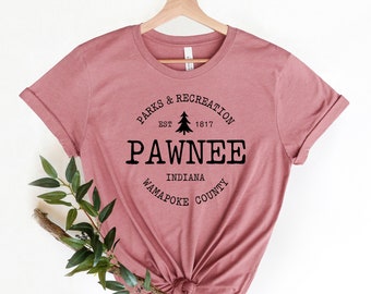 Parks and Recreation, Pawnee Vintage Shirt, Parks & Rec Shirt, Vintage Shirt, Property of Pawnee, Pawnee shirt,Nature Shirt, Sebastian Shirt