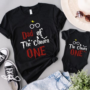The Chosen One Birthday Shirt: Matching Family Wizard Tee