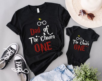The Chosen One Birthday Shirt: Matching Family Wizard Tee