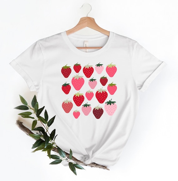 Strawberries T-shirt Aesthetic Shirt 
