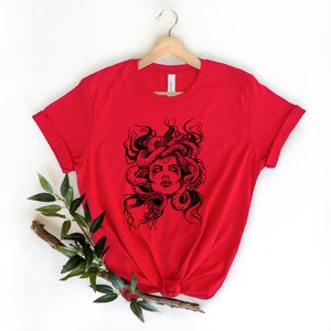 Medusa Shirt: Snake Face Goddess, Greek Mythology Tee bild 3
