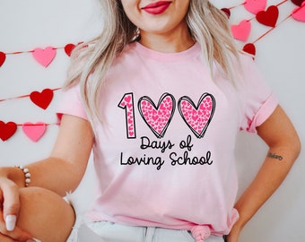 100 Days of School Shirt: Teacher Appreciation Gift