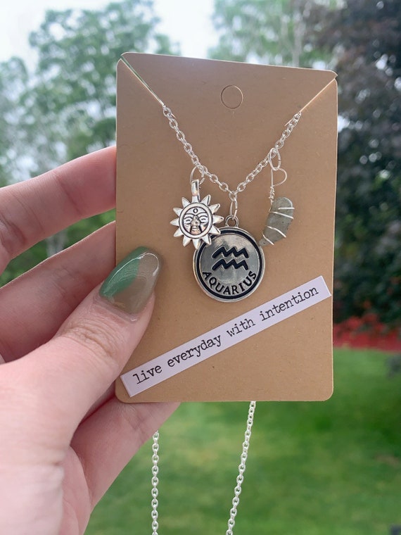 Aquarius Necklace - Etsy