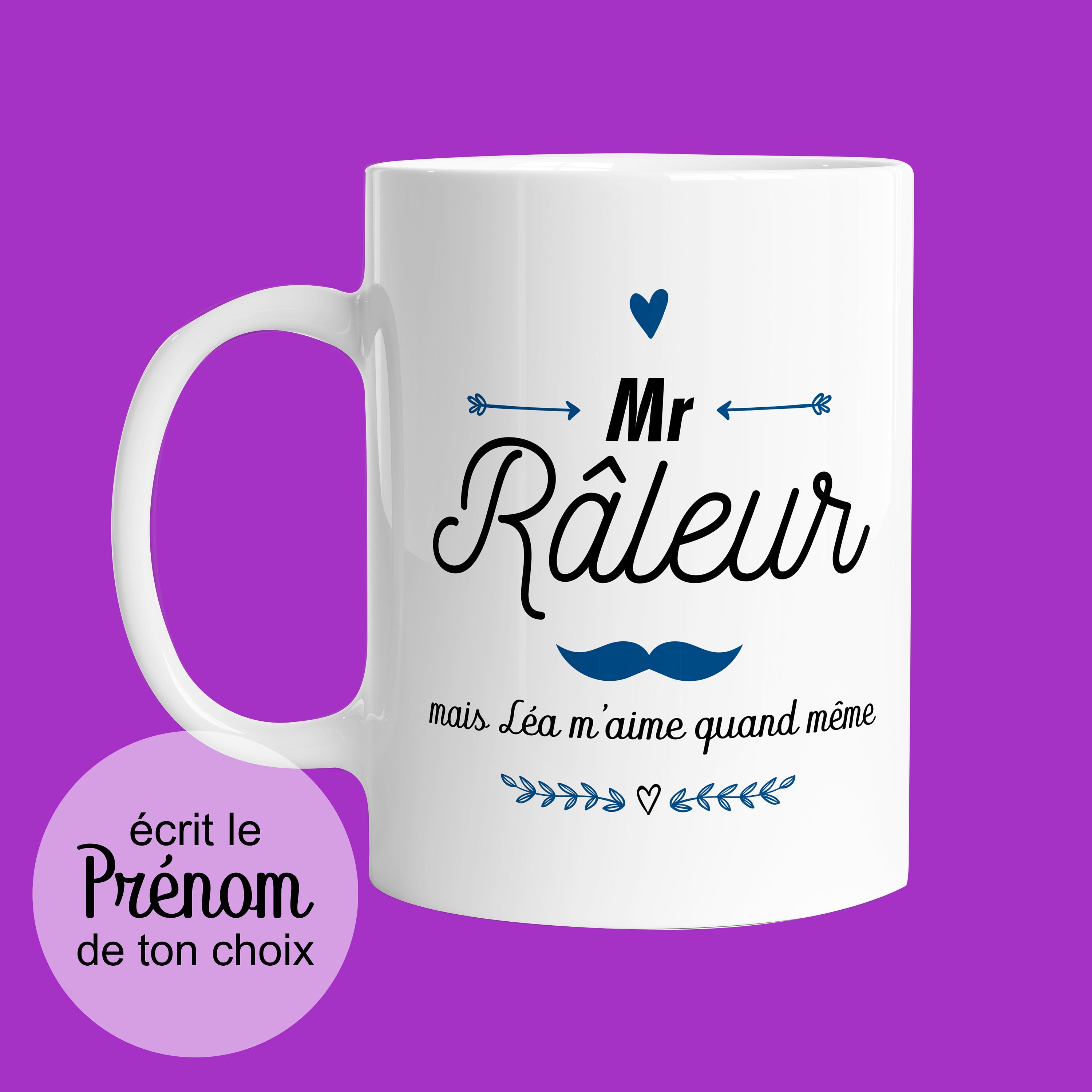 Mug Mr Râleur - Saint Valentin Personnalisable