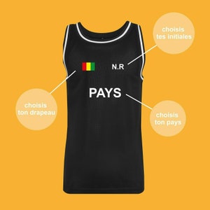 Maillot basket personnalisé new arrivals