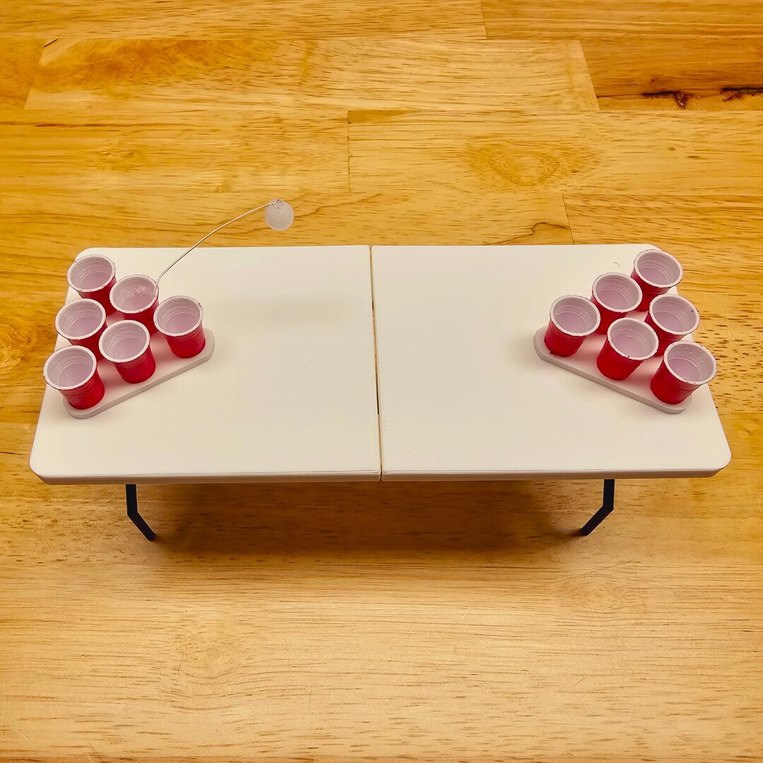 Miniature Folding Table - Beer Pong - Etsy