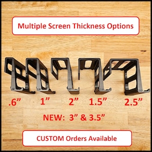 Tablet Stand Slip-Over Design for Treadmill & Stationary Bikes - 25 Sizes ranging from .4in to 5 inches in depth