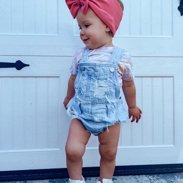 Blue Jean Overalls Etsy