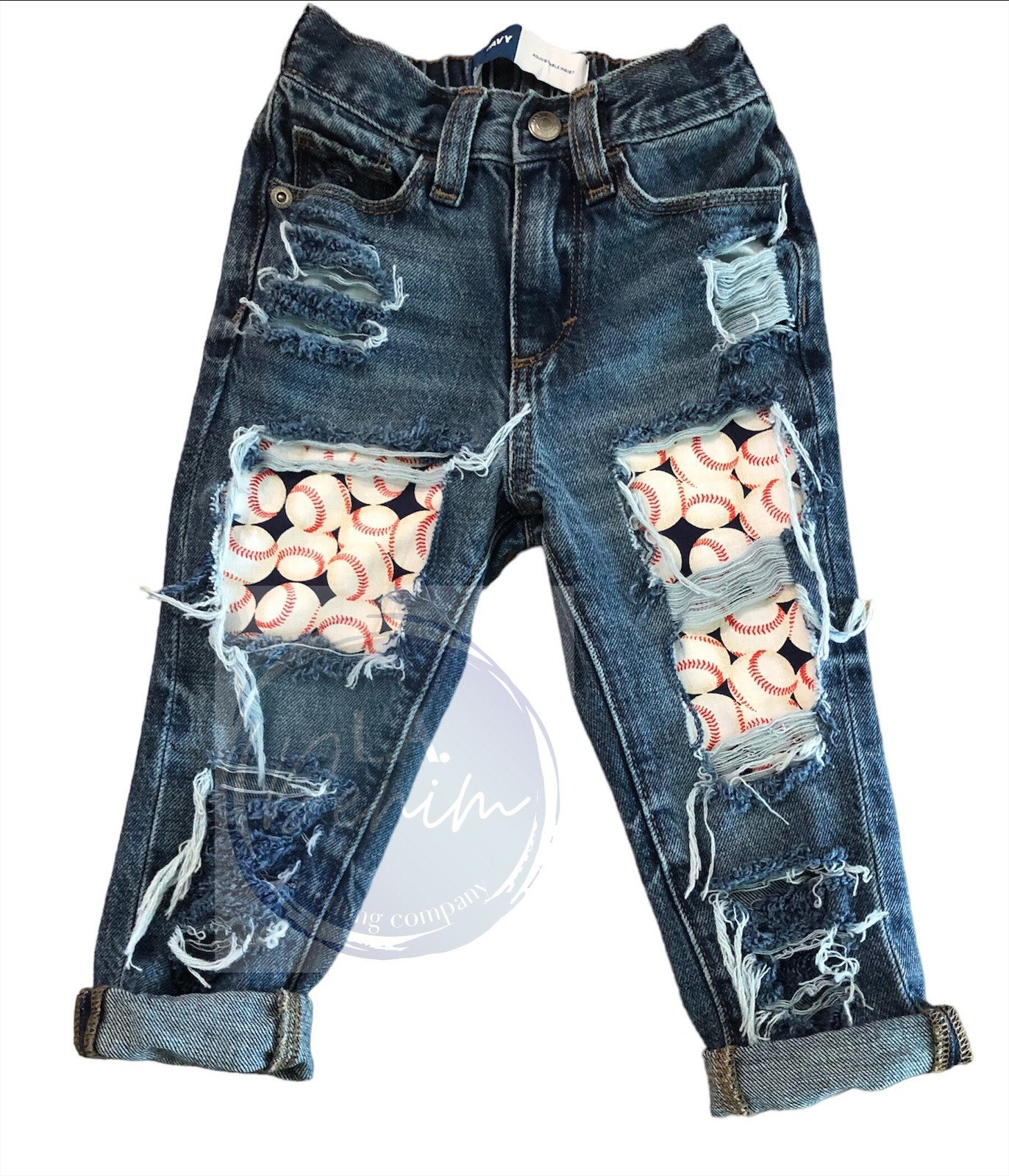 Patched Jeans 