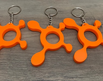 3D Printed Personalized Keyring or LOGO, Personalized Keychain, School Bag, Small Gifts - We can design any idea that you have in mind