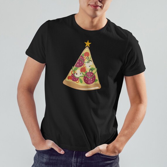 christmas pizza shirt