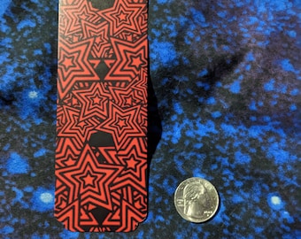 Black and Red Stars - 2x6 bookmark - Persona 5 inspired