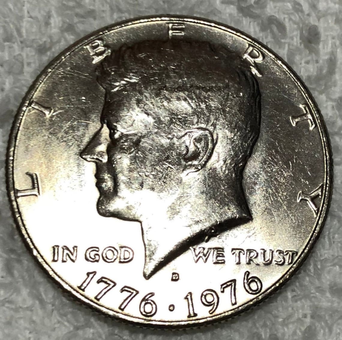 17761976 D John F. Kennedy Half Dollar Bicentennial 50 Etsy