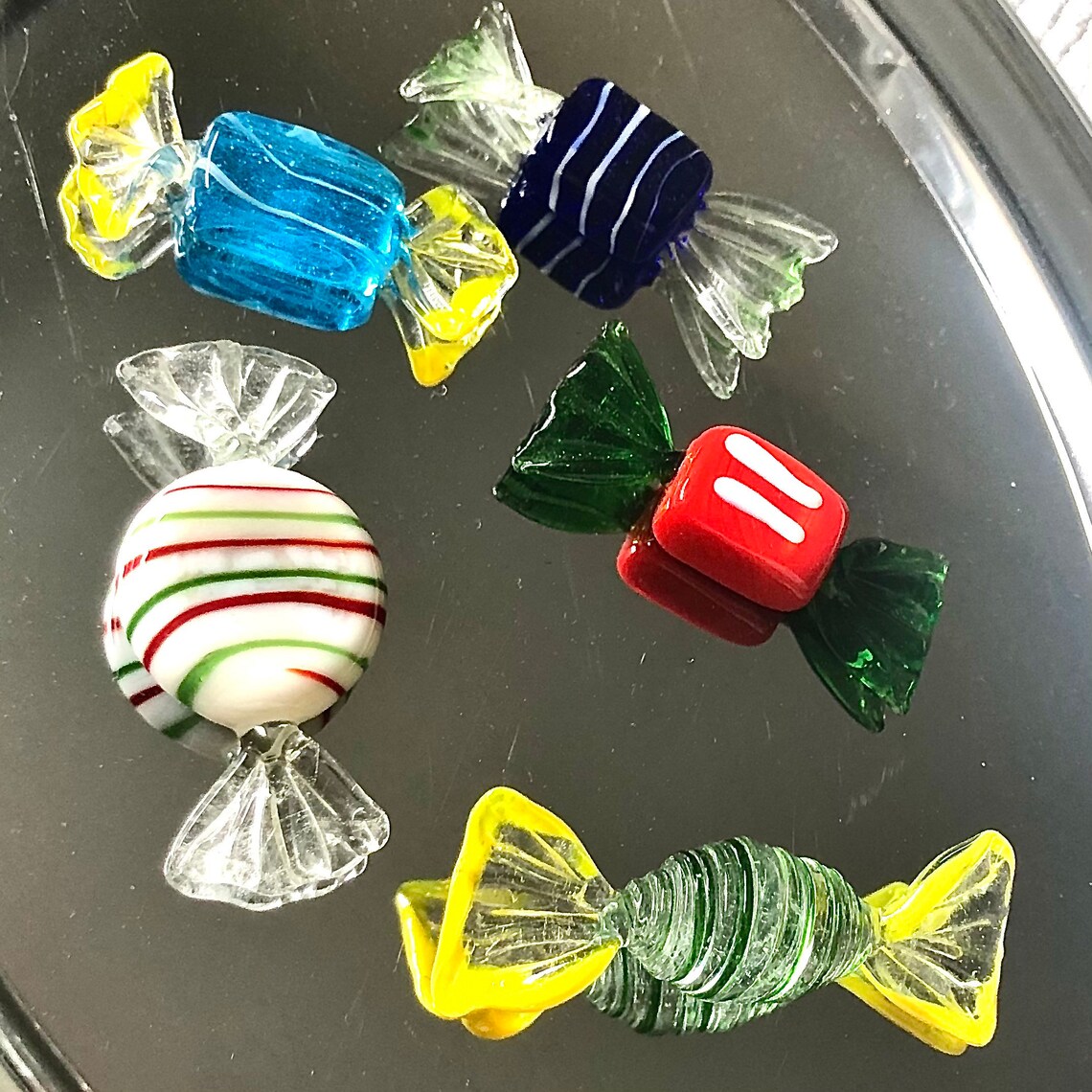 Murano Glass Candies x 5 Etsy