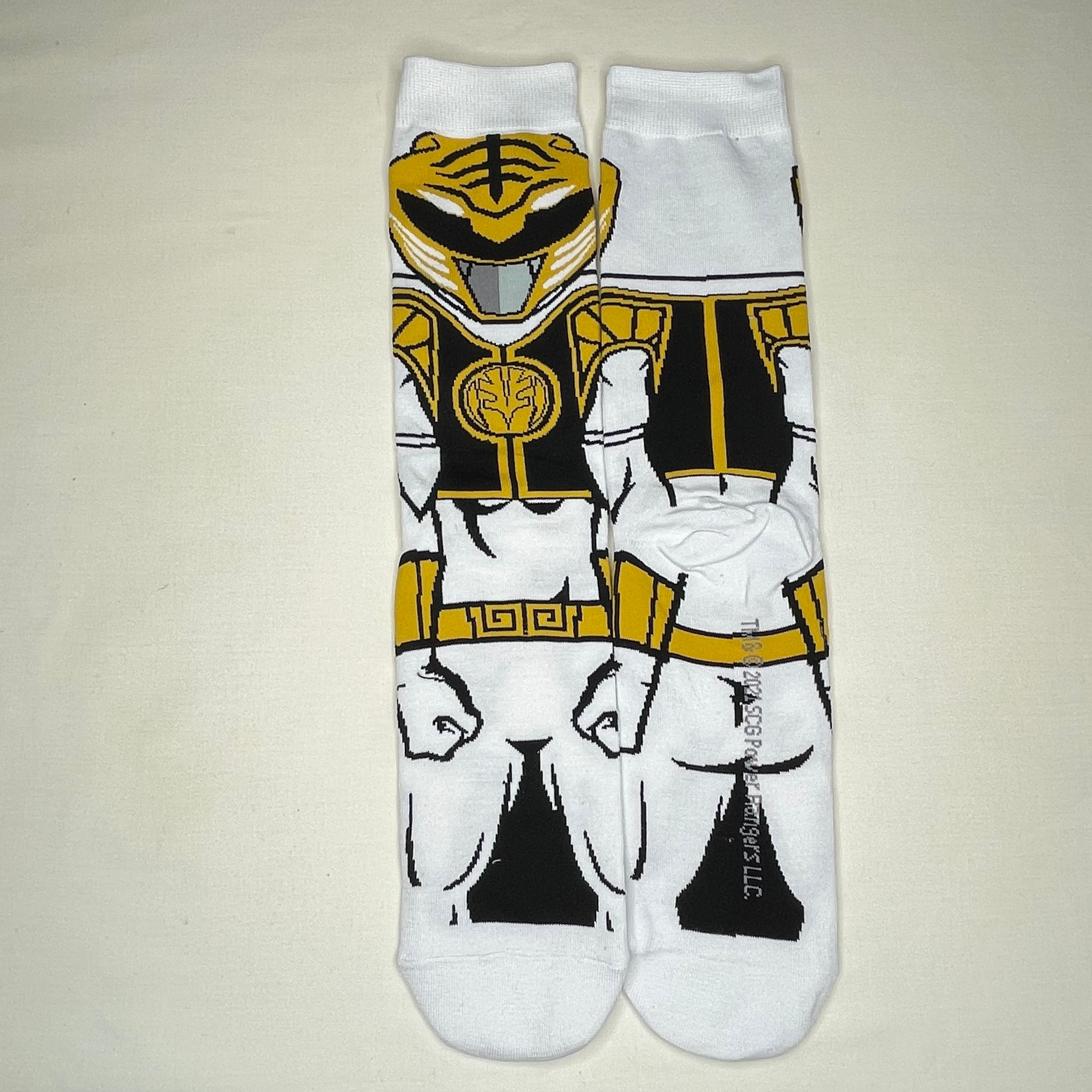 Mighty Morphin Power Rangers socks Etsy