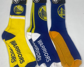 NBA Golden State Warriors athletic crew socks